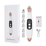 Electric Blackhead Remover Vacuum Face Ance Pore Cleaner Ultrasonic Skin Scrubber Pimple Black Head Suction Facial Washing Brush