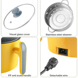 Electric Rice Cooker Household 220V Hot Pot For Students Dormitory Multi-functional Electric Cooking Machine Non-stick Pan