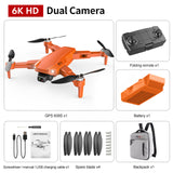 HKNA New S608 GPS Drone 6K Dual HD Camera Professional Aerial Photography Brushless Motor Foldable Quadcopter RC Distance 3000M