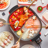 Household Multi Cooker Electric Hot Pot Chafing Dish Multifunctional Electric Hot Pot Cooker Electric Cooking Machine DHG-600BY