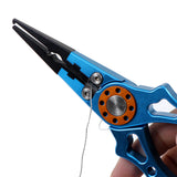 Aluminium Fishing Pliers Hook Remover Pliers Fish Holder Split Ring Tool Clip Clamp Line Cutters with Lanyard and Storage Bag