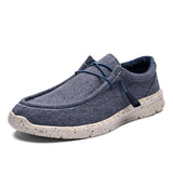 Men Loafer Slip On Sneakers Casual Comfort Lightweight Travel Stretch Canvas Shoes