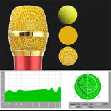 2 Set L-698D 20W Portable Wireless Bluetooth Karaoke Microphone Speaker with Big Power for Sing/Meeting, Gold & Red