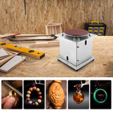 Bench Disc Sander Electric Edge Sharpener 7 Variable Speed 20 Sanding Discs Self-adhesive DIY Benchtop Sanding Polishing Grinder