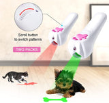 Interactive Pet Cat Laser Toy LED infrared USB Rechargeable 5 Patterns Funny toys for Cats Dogs Accessories for dropshipping