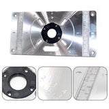 Areyourshop Router Table Insert Plate Engraving Flip Electric Rings Diy For Woodworking