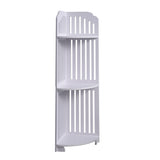 Floor-to-ceiling three-layer shelf for home toilets Floor-mounted storage rack for bathroom