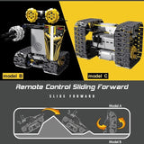 High-Tech RC Car Tracked Stunt Racing 3IN1 Remote Control Robot Electric Building Blocks MOC Creator STEM Toys For Kids Gifts