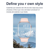 New KW76 Smart Watch 1.75inch Full Screen IP68 Waterproof Men Women Watch Heart Rate DIY Face Fitness Watches For Android IOS