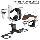 Dedicated Vr Wireless Glasses Storage Hanger Hook Organizer Stand Table-side Aluminum Alloy Bracket Compatible For Oculus Quest2