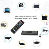 T16+M Wireless Remote Control Set Top Box Intelligent Voice 2.4G Mini Luminous Press Keyboard for Android Windows Google