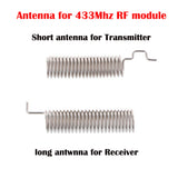 RF module 433 Mhz Wireless Receiver Module RX480E Transmitter Receiver Learning Code 1527 4Ch Antenna For Arduino uno DIY kit
