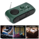 3 In1 Emergency Charger Hand Crank Generator Wind/solar Light/Dynamo Powered FM/AM Radio Phones Chargers LED Flashlight 2022 NEW