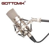 Gottomix BC400 PC large diaphragm condenser recording vocal microphone For recording studio,radio station,family Karaoke