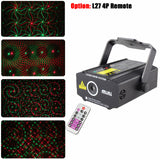 ESHINY R&amp;G Laser Stars/4 Patterns Projector DJ Christmas Light Dance Disco New Years Bar Family Party Stage Effect Lights Z8N6