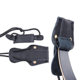 Recurve Bow Straight Pull On The String, Upper Bow Set Of B Lack Cowhide String Changer Bow And Arrow Change String Artifact