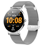 T8 Smart Watch Women Men AMOLED Ultra Thin Luxury Heart Rate Blood Oxygen Fitness Tracker Ladies Bracelet Smartwatch