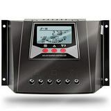 SolaMr 50A 60A Solar Charge Controller 12V/24V/36V/48V Automatic Identification Voltage Intelligent Regulator with LCD Display