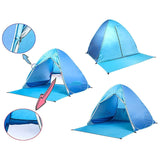 2021 Upgrade Beach Fully Automatic With Curtain Free To Build Camping Tent Beach Shade Tent Quick Open Outdoor Camping Tent
