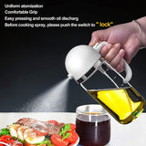 Vinegar Oil Dispenser Glass Oil Bottle With Spout Oil Spray Bottle 500Ml Olive Oil Sprayer For Cooking,Salad,BBQ