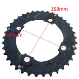 MTB38T Single Speed Round Oval Chain Ring,Mountain Bike Chainwheel For 10/11s Steel Chain/alloy Cycling Parts