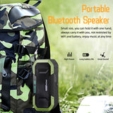 Multifunctional Bluetooth Speaker Radio Solar Hand Crank Dynamo Powered FM/AM Weather Radio IPX6 Outdoor Flashlight SOS Speaker