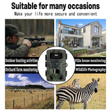 16MP 1080P Photo Video Taking Camera Outdoor Huntings Animal Observation House Monitoring Camera IP54 Waterproof 12 Languages