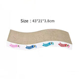 Cat Scratch Board Lounge Nail Scraper Scratch Pad Pet Sofa Bed Cat Beds Corrugated Cardboard Toy For Cat Scratcher WIth Catnip