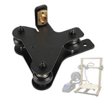 For 3D Printer Parts CR-10 S4/S5 X Axis Motor Mount Bracket Right/Left X-Axis Front/Back Motor Mount Plate with Wheels T Nut