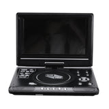 9.8 Inch Portable Home Car DVD Player VCD CD Game TV Player USB Radio Adapter Support FM Radio Receiving-EU Plug