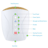 Heated Hand Massager Physiotherapy Air Compression Shiatsu Acupressure Arthritis Pain Relief Finger Massage Machine Hand Care
