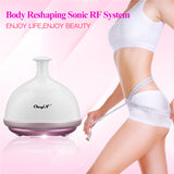 Ultrasonic Vibration Body Slimming Massager Hot Compress Fat Burner RF Infrared Abdomen Shaping Tool Anti Cellulite Weight Loss