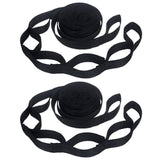 2pcs Hammock Strap 200cm Tree Hanging Spare Part Outdoor Camping Tree Garden Hanging Load Bearing Rope Camping Hammock
