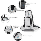 Pet Dog Carrier Bag Backpack Cat Dog Travel Bag Pouch Corgi Bulldog Mesh Backpack For Small Meduim Large Dogs Pet Supplies