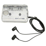 Transparent Cassette Player Portable Cassette Tape To MP3 Player Converter with 3.5mm Headphone Jack WAV MP3 Recording Mode