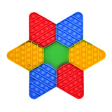 Checkerboard Silicone Push Bubble Fingertip Toys Anti-Stress Set Stress Reliever Squeeze Crafts For Adults Children