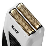 Rechargeable barber shop powerful electric shaver for men beard foil shaving machine stubble electric razor finishing tool fade