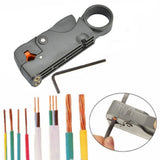 1PC Stripping Pliers Decrustation Wire Cable Tools Stripper 1pc Stainless Steel Round Nose German Insulated Electrical Straight