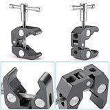 Used to install HDMI monitor, LED light, camera flash, camera DSLR, super clamp 11-inch adjustable magic articulated arm clamp,
