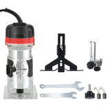 800W 30000r/min Electric Wood Trimmer Wood Router Laminate Trimmer Professional Slotting Trimming Grooving Machine