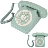 Vintage Telephone Desktop Retro Antique Telephone Old Fashioned Landline Wired Phone for Home Office Phone Black/Pink/Green