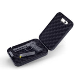 Fingerprint Password Safes Weapon Case Pistol Safe Valuables Money Jewelry Storage Box Gunbox Mini Security Pistol Strongbox