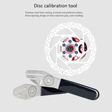 Dropship-7Pcs Bike Disc Brake Correction Wrench Bicycle Brake Rotor Alignment Truing Tool with Disc Brake Pads for MTB Road Bike