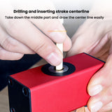 Detachable Aluminum Alloy Wood Working Oblique Hole Locator Drilling Hole Locator Wood Splicing Installation Centerline Marker
