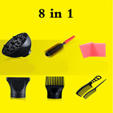 Powerful Professional Salon Hair Dryer Blow Dryer Electric Hairdryer Hot/Cold Wind with Air Collecting Nozzle D40