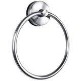 Suction Cup Towel Ring Punch-Free 304 Stainless Steel Bathroom Toilet Towel Rack Pendant Hanging Ring