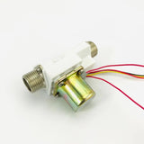 G1/2" Nickeled Hot Water Flow Valve BSP 100 Celsius Water Turbine Meter 12V 1-30L/min Flow Meter Water Sensor iSentrol