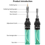 Portable Soldering Iron MT-100 Electric Gas Portable 3-In-1 Gas Electric Soldering Iron Universal Soldering Iron