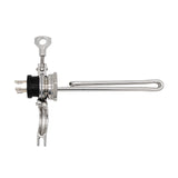 Weldless Heating Element Kit 1650W Ripple Heating Element  120V(23cm) integrated 1.5“Tri Clamp &amp; L6-30P Plug Silicone Gasket