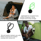 15pcs Camping Tent Binding Tie Rope Elastic Ball Awning Outdoor Cord Fixed Strap Outdoor tent Oxford rope strapping rubber band